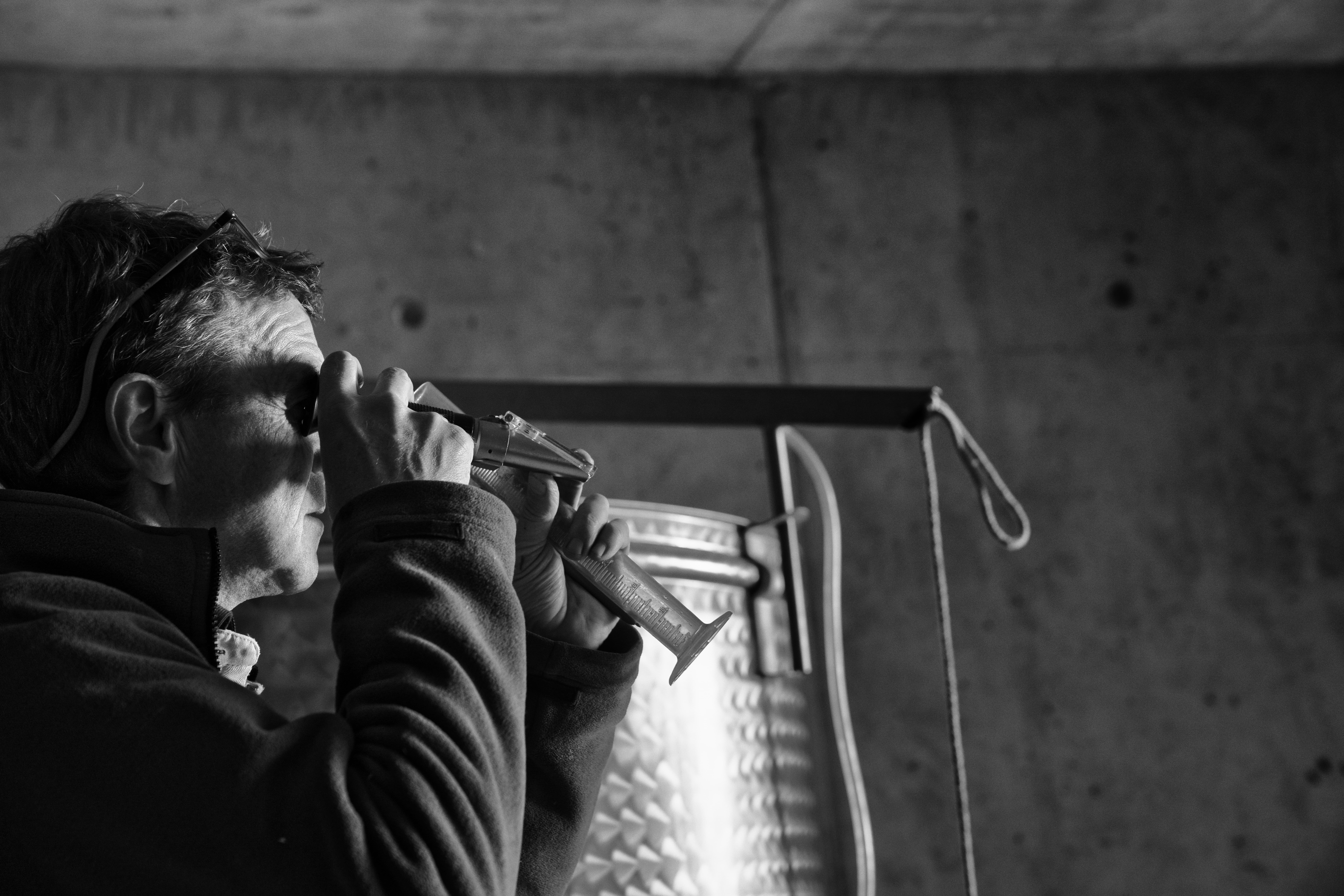 La cave et le carnotzet du Domaine Porta