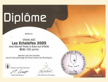 Diplôme — Les Echelettes 2005, Domaine Porta