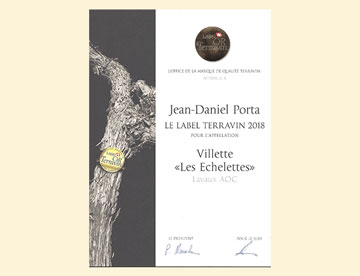 Laurier d'Or — Les Echelettes 2018, Domaine Porta