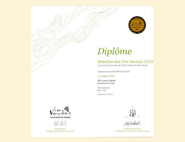Diplôme — Le Dézaley 2023, Domaine Porta